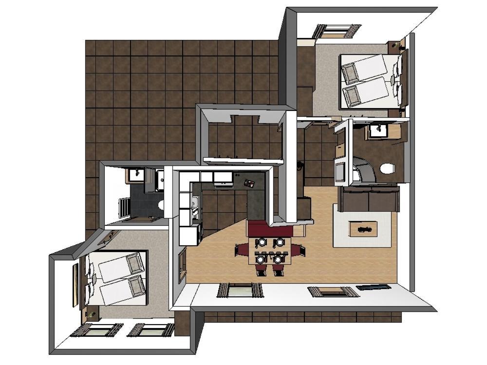 Haus Bergfrieden Apartment Каунертал Стая снимка